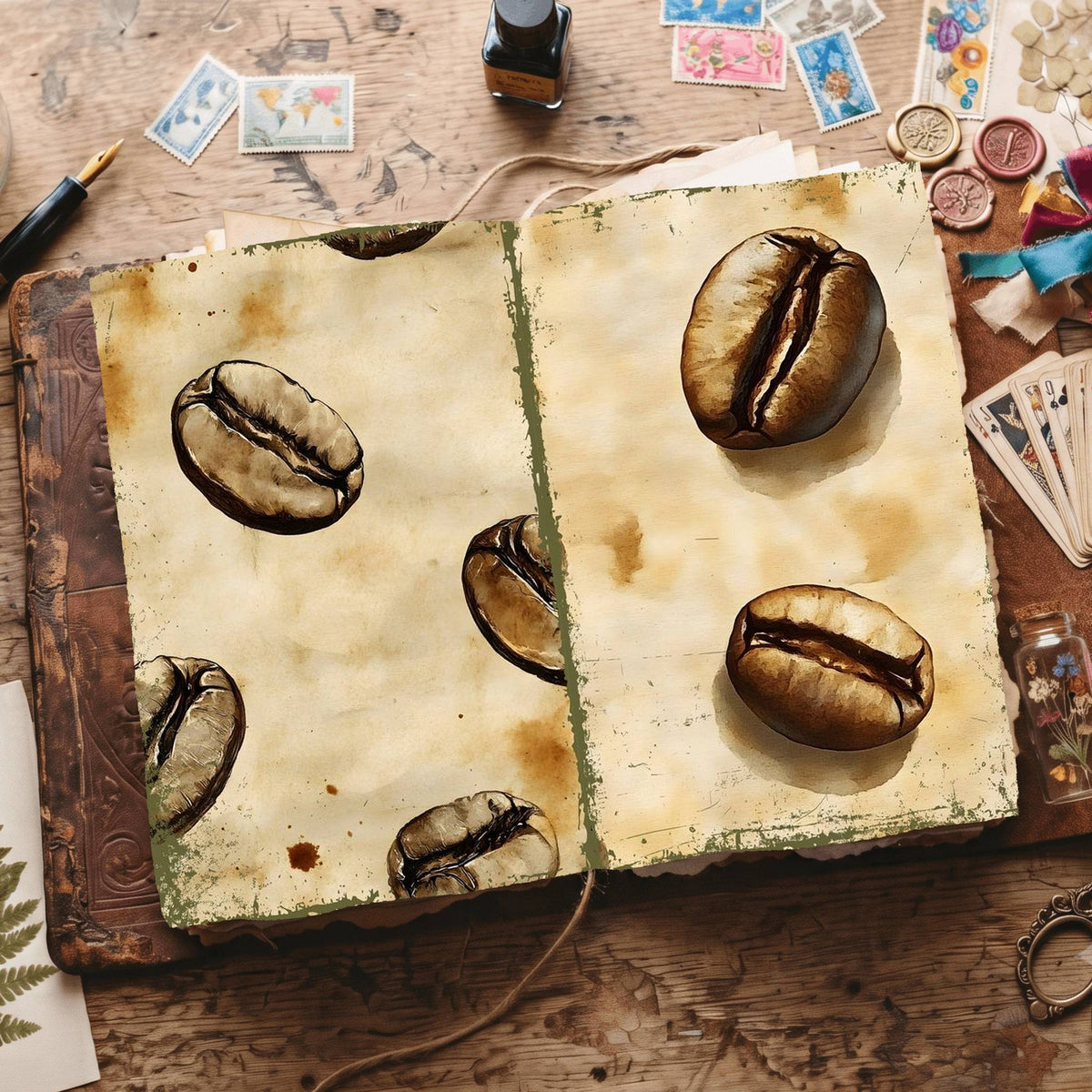Coffee Digital Papers
