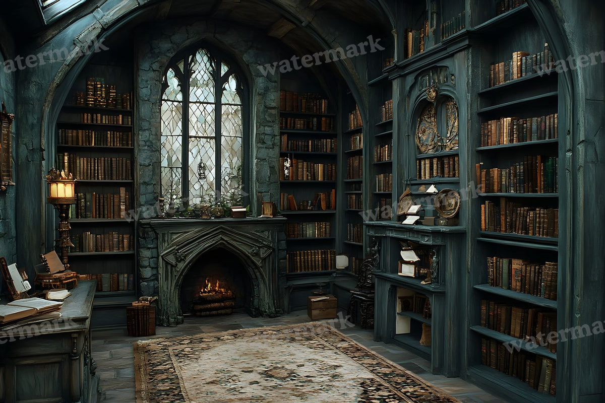 Dark Academia Study Backdrop Images