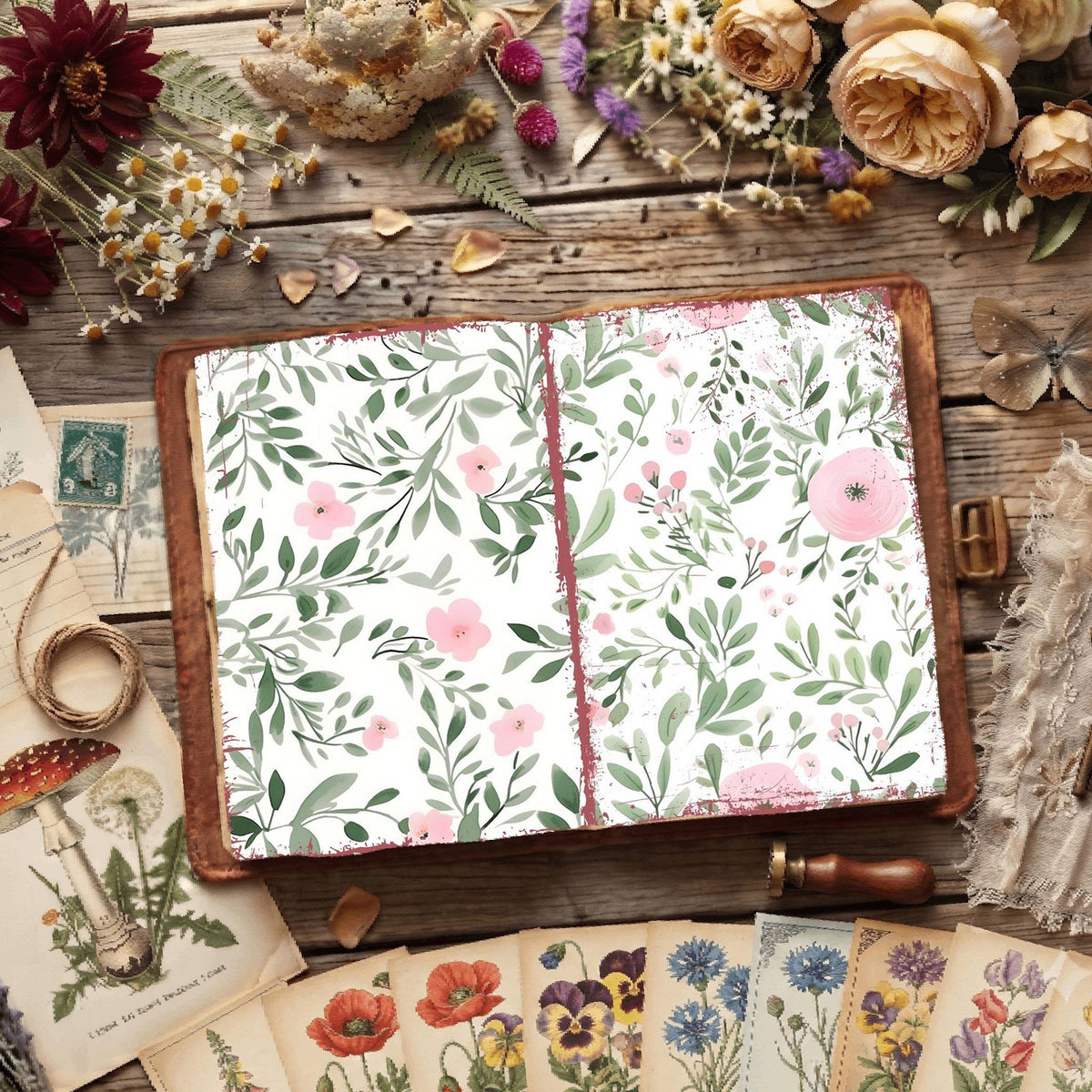 Floral Digital Papers
