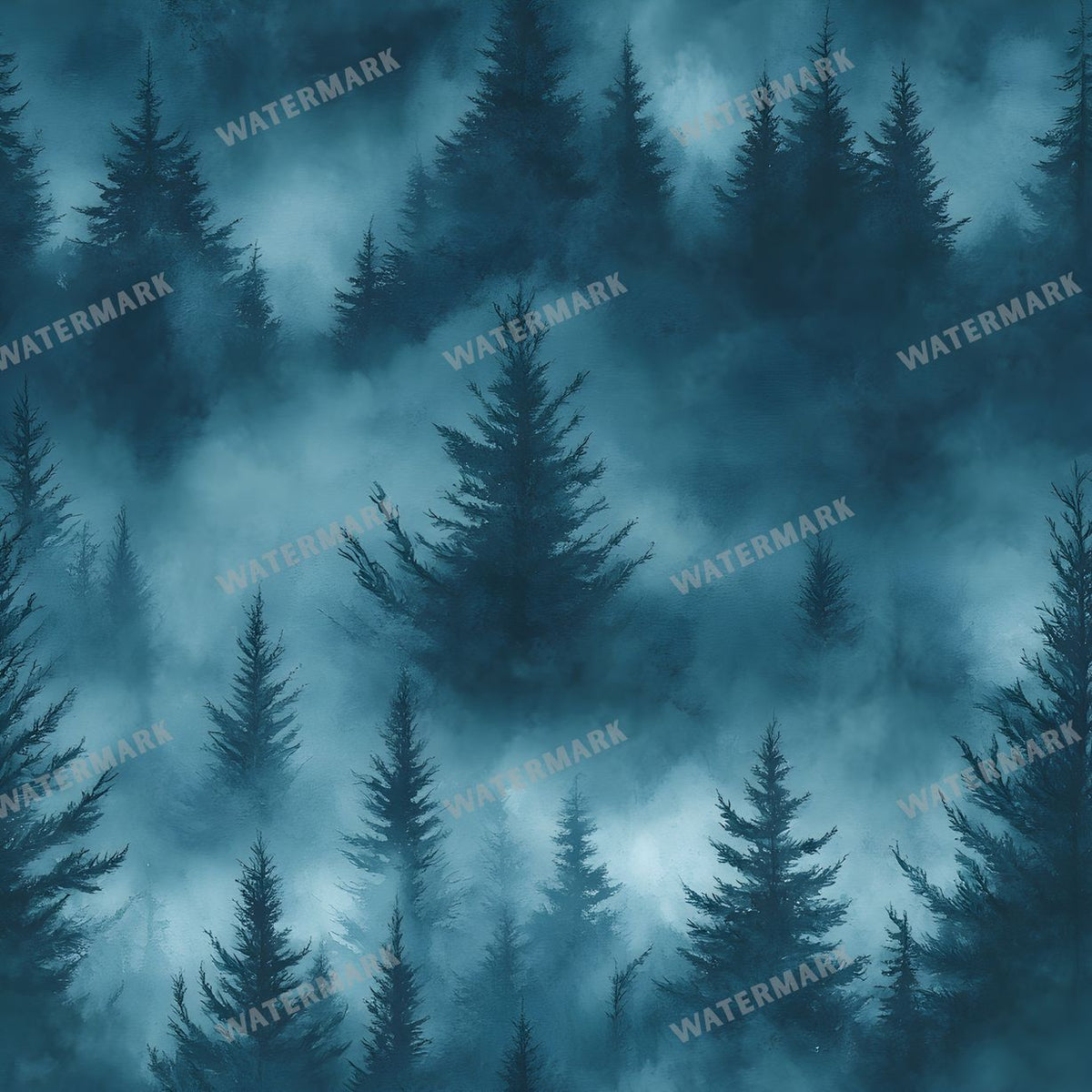 Forest Seamless Pattern