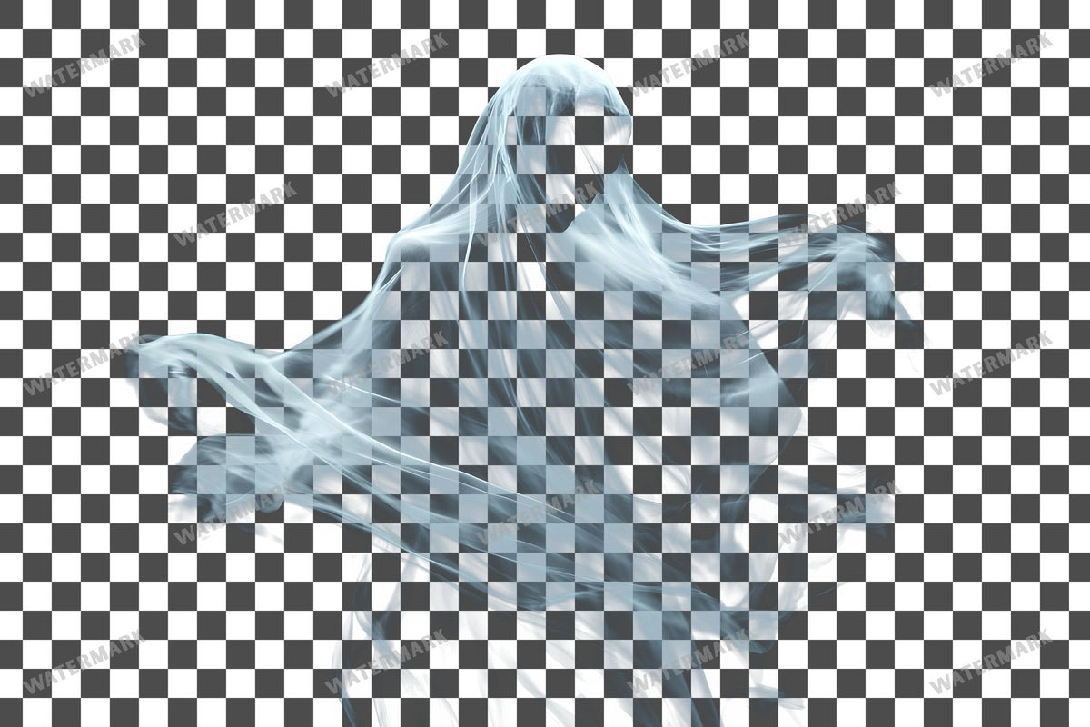 Ghostly Apparition Transparent Overlay Pngs