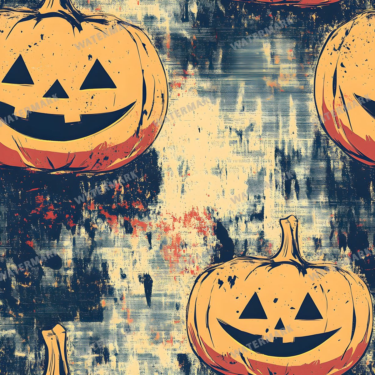 Halloween Seamless Pattern