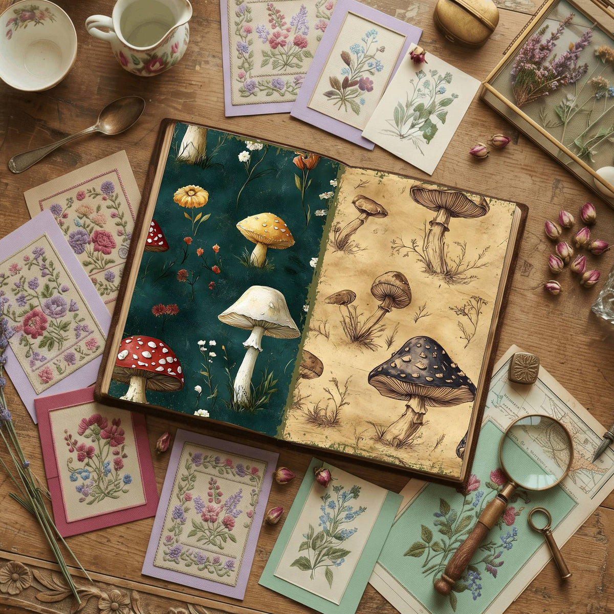 Mushroom Digital Papers