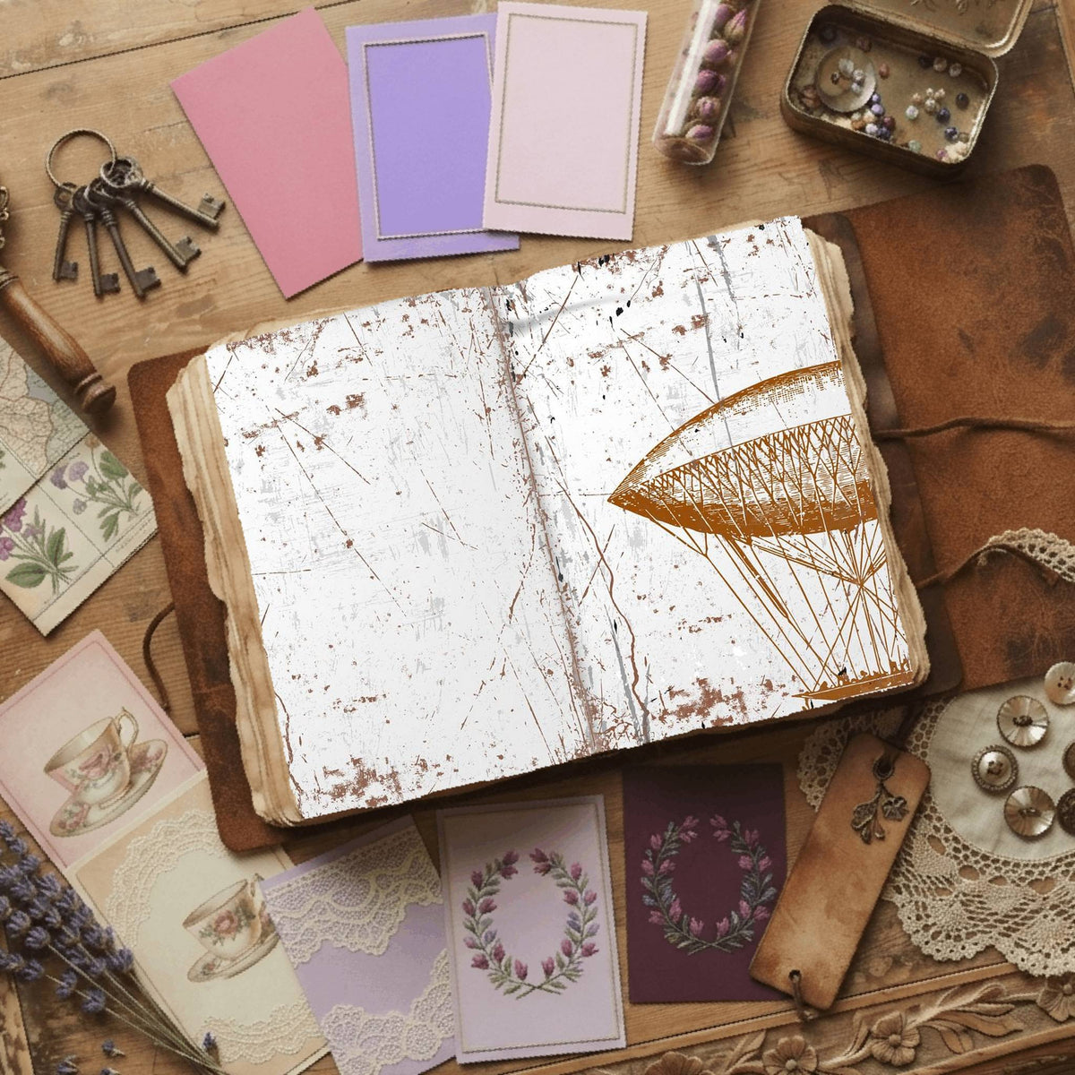 Steampunk Digital Papers