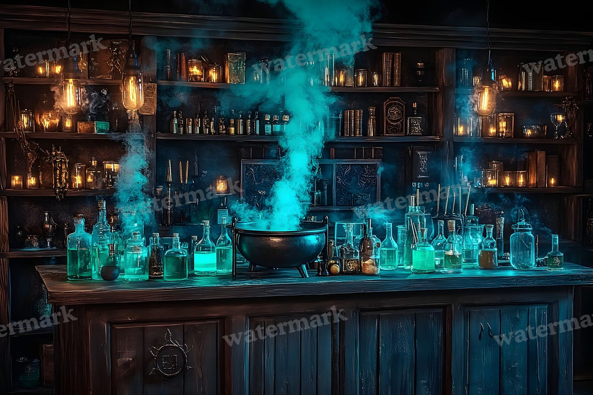 Witch Potion Room Backdrop Images