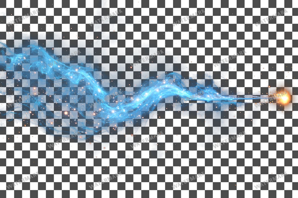 Witch Wand PNG overlay on a transparent checkered background, preview 24