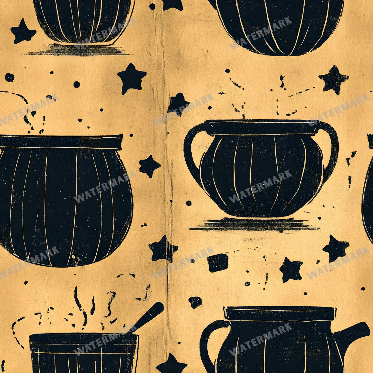 Witchcraft Seamless Pattern
