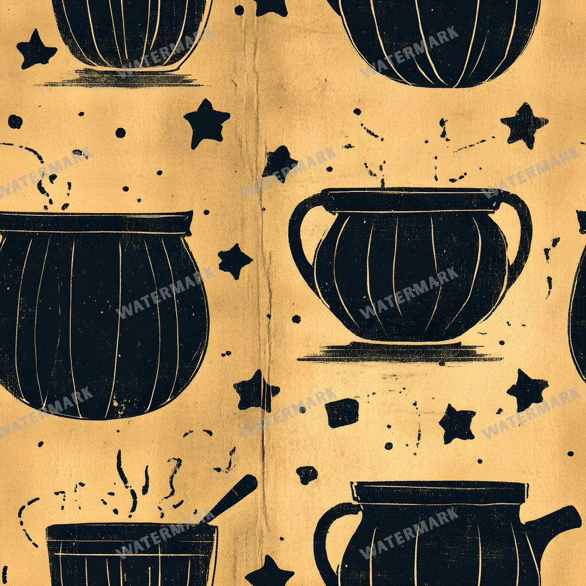 Witchcraft Seamless Pattern