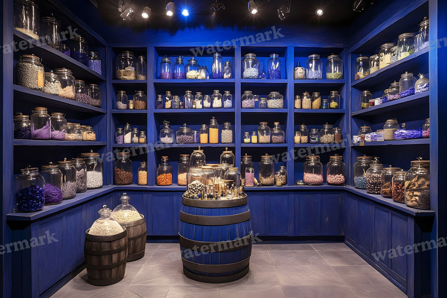 Witchs Apothecaryblue Backdrop Images