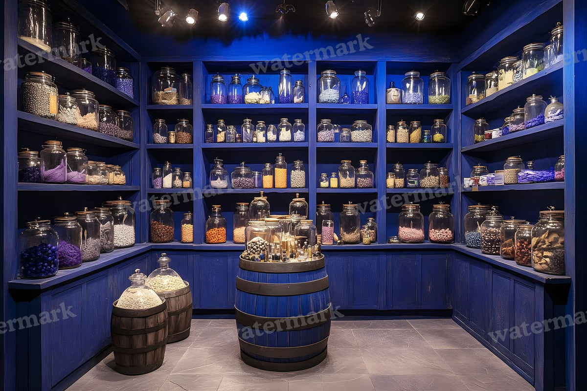 Witchs Apothecaryblue Backdrop Images