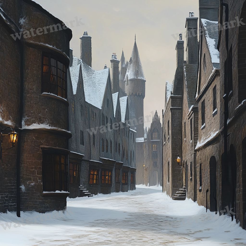 Wizarding School Movie Scene Backdrop Images