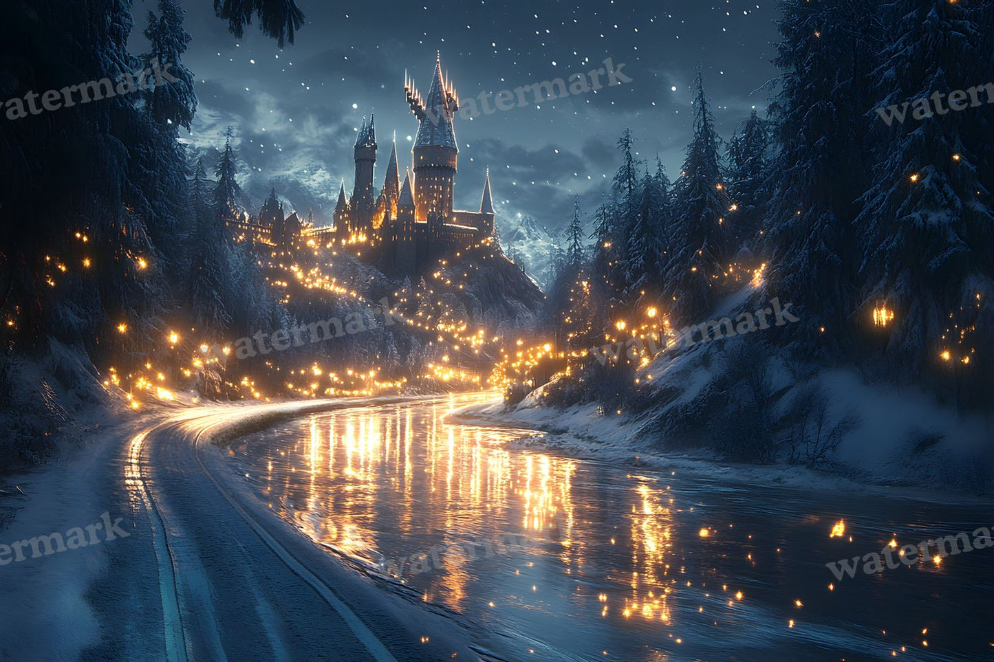 Wizarding School Backdrop Images