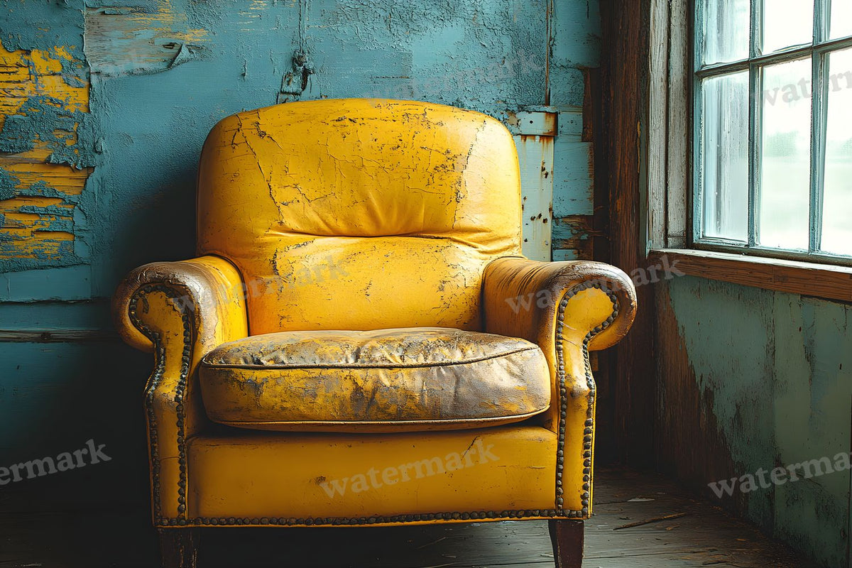 Yellow Vintage Room Backdrop Images