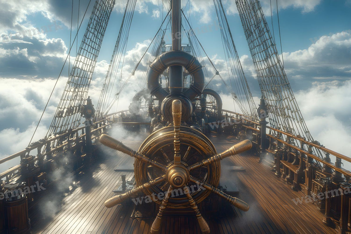 Airship Deck Backdrop Images