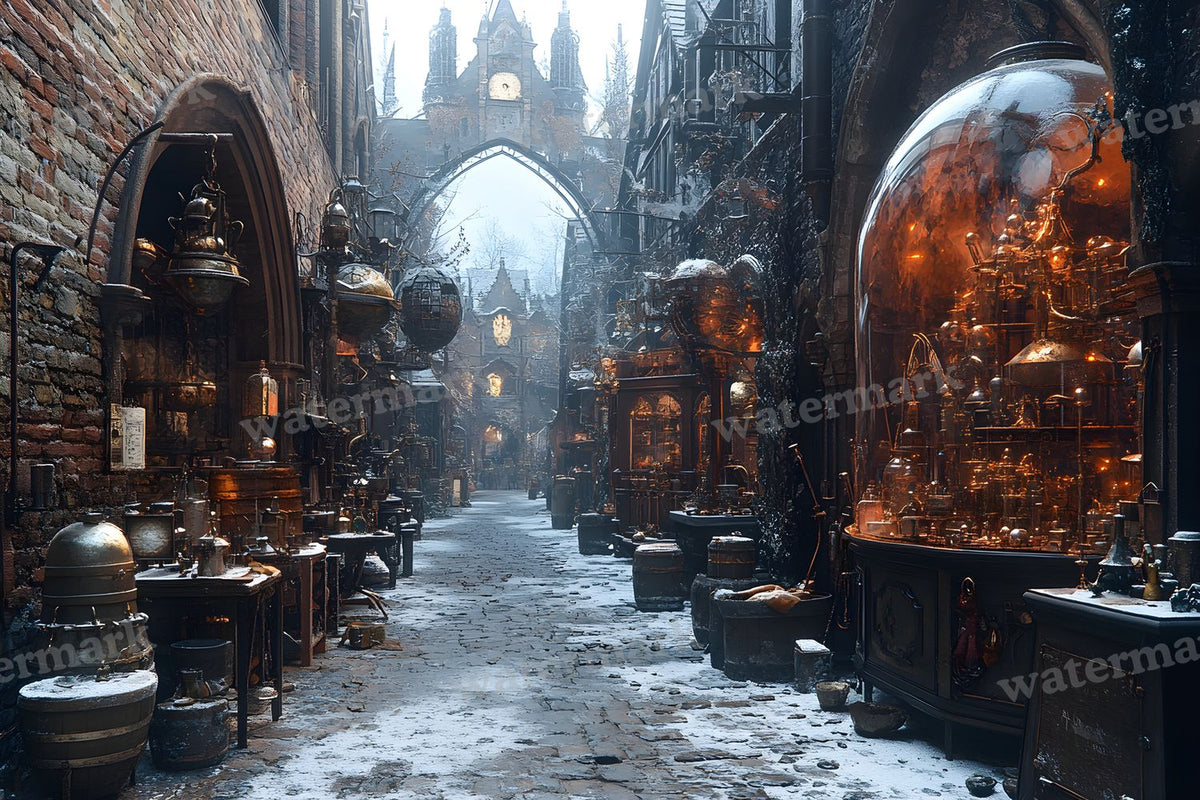 Alchemist Corner Study Backdrop Images