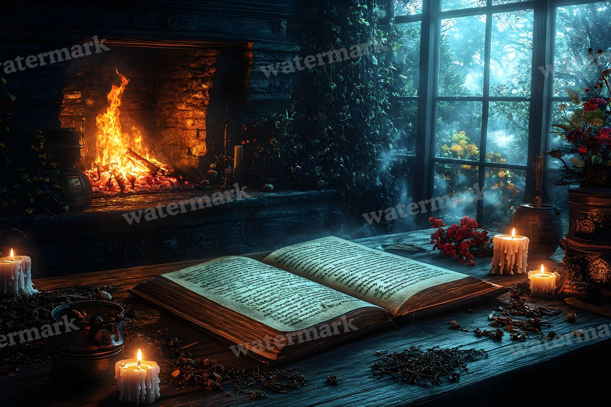 Ancient Witchgrimoire Backdrop Images