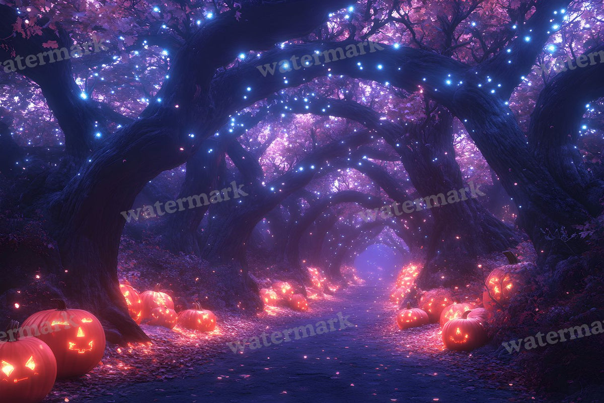 Pumpkin Grove Magic Backdrop Images