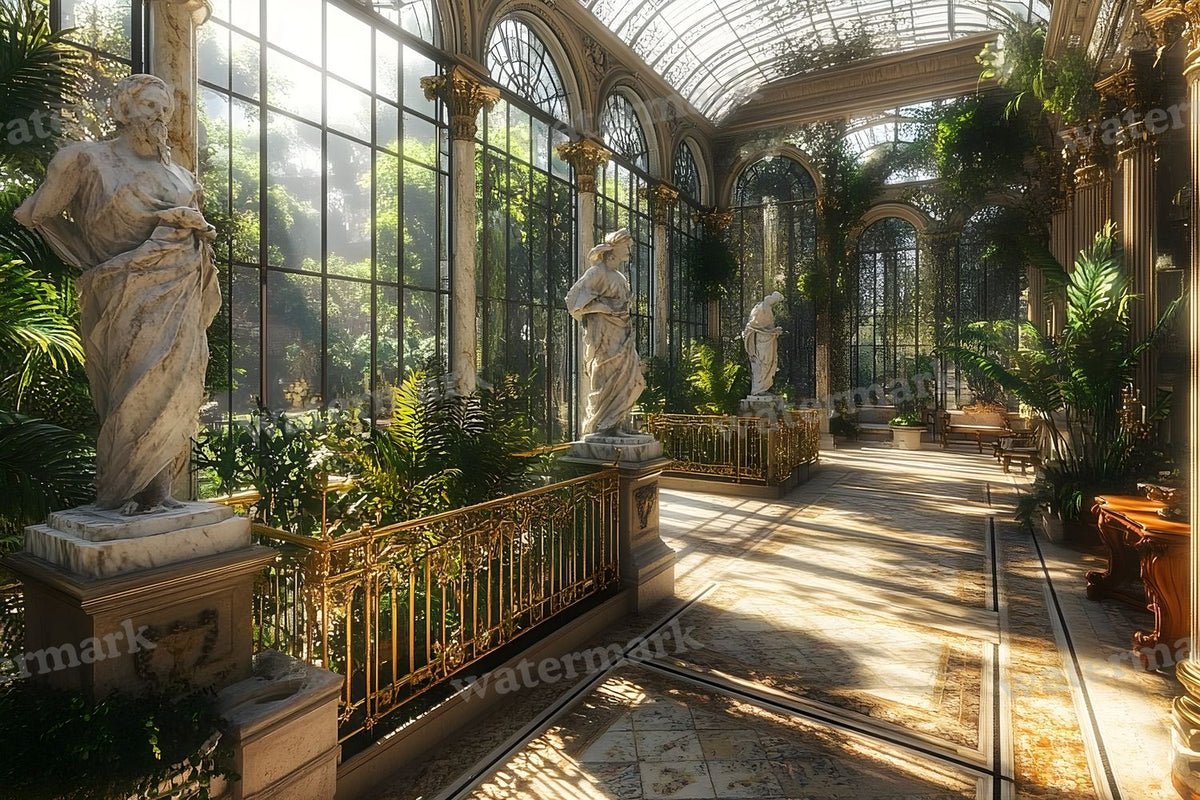 Regal Conservatory digital photo backdrop for photo editing, preview 24