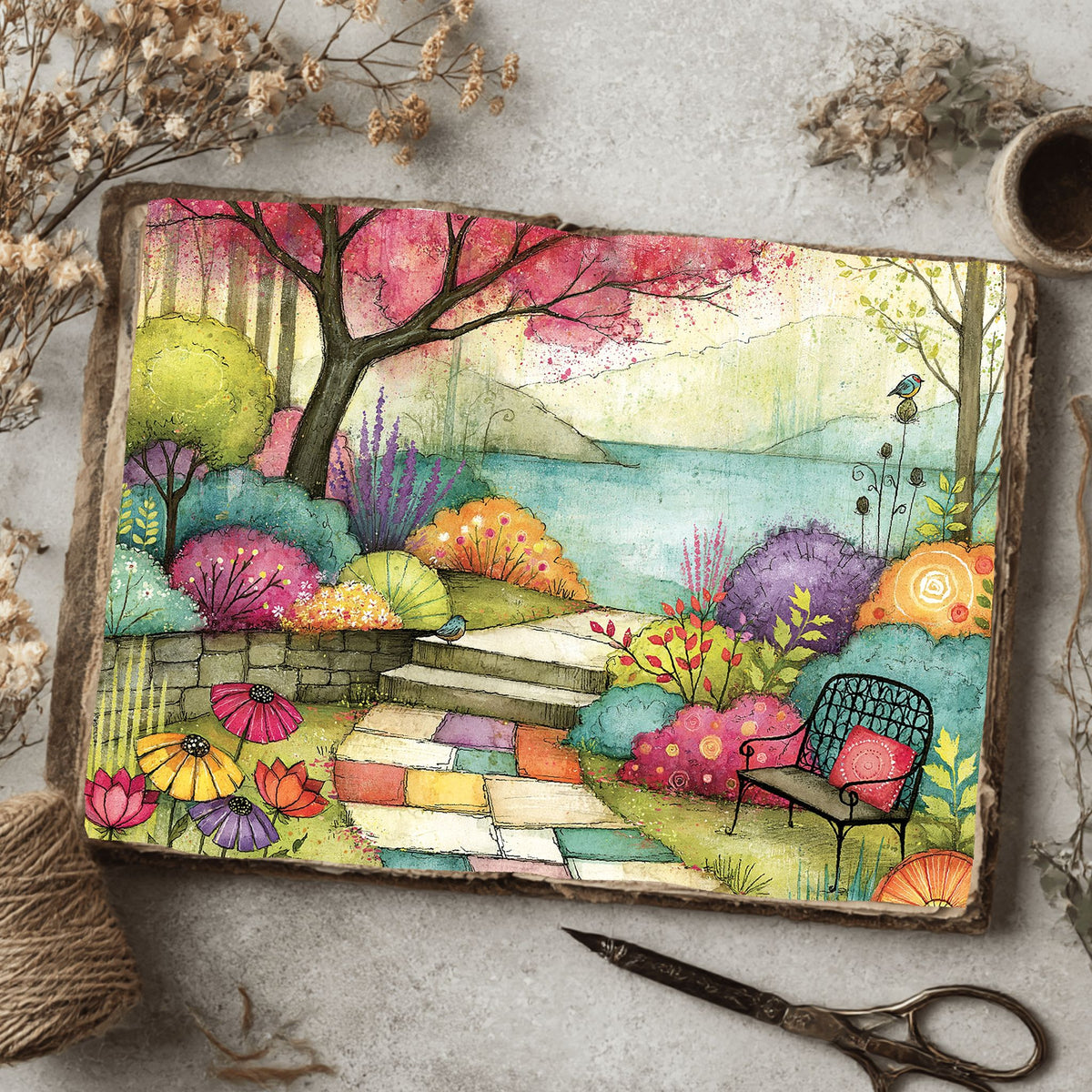 Romantic Garden Scene