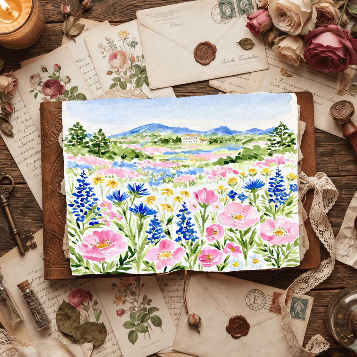 Soft Impressionist Landscape Painting