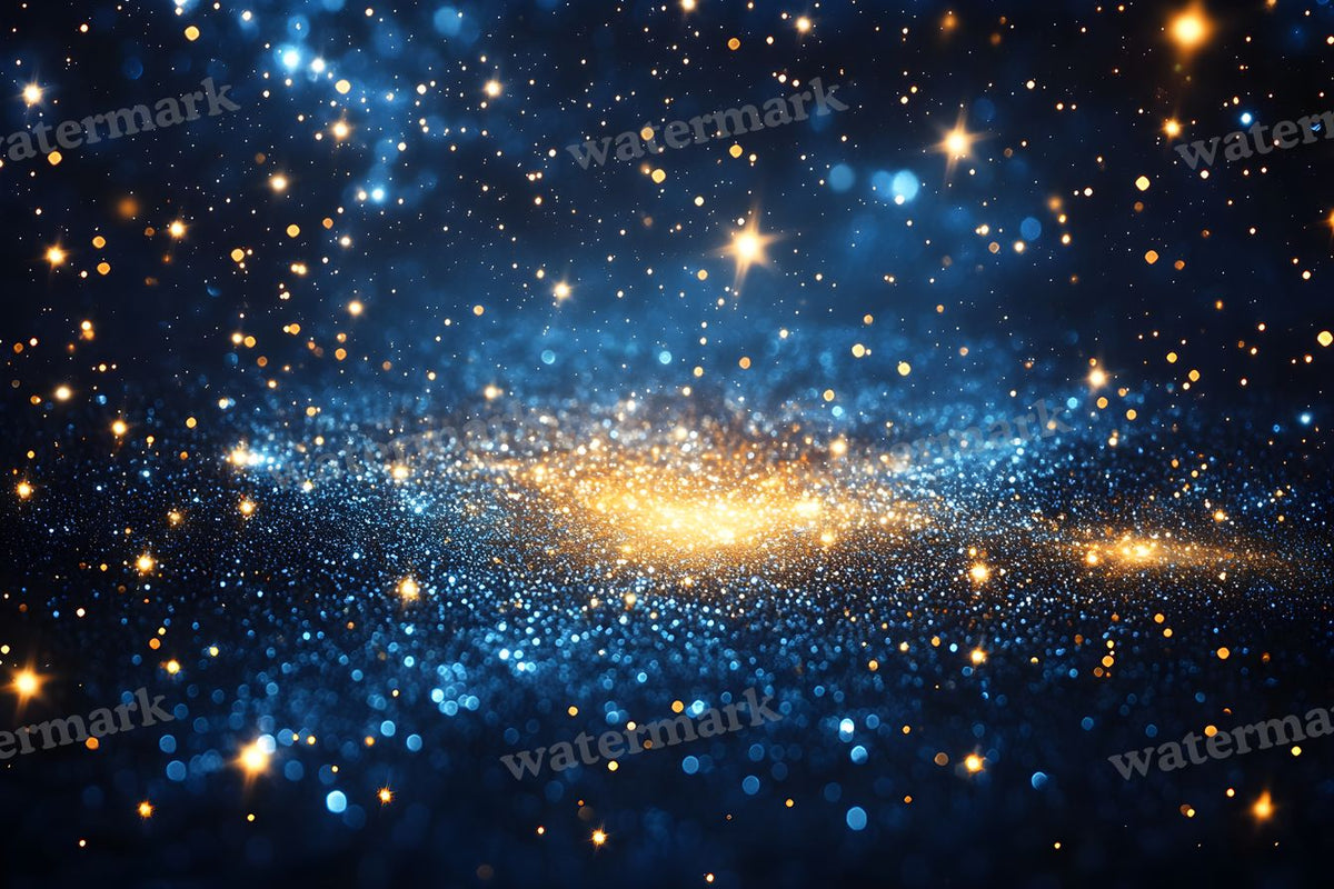 Starry Night digital photo backdrop for photo editing, preview 24