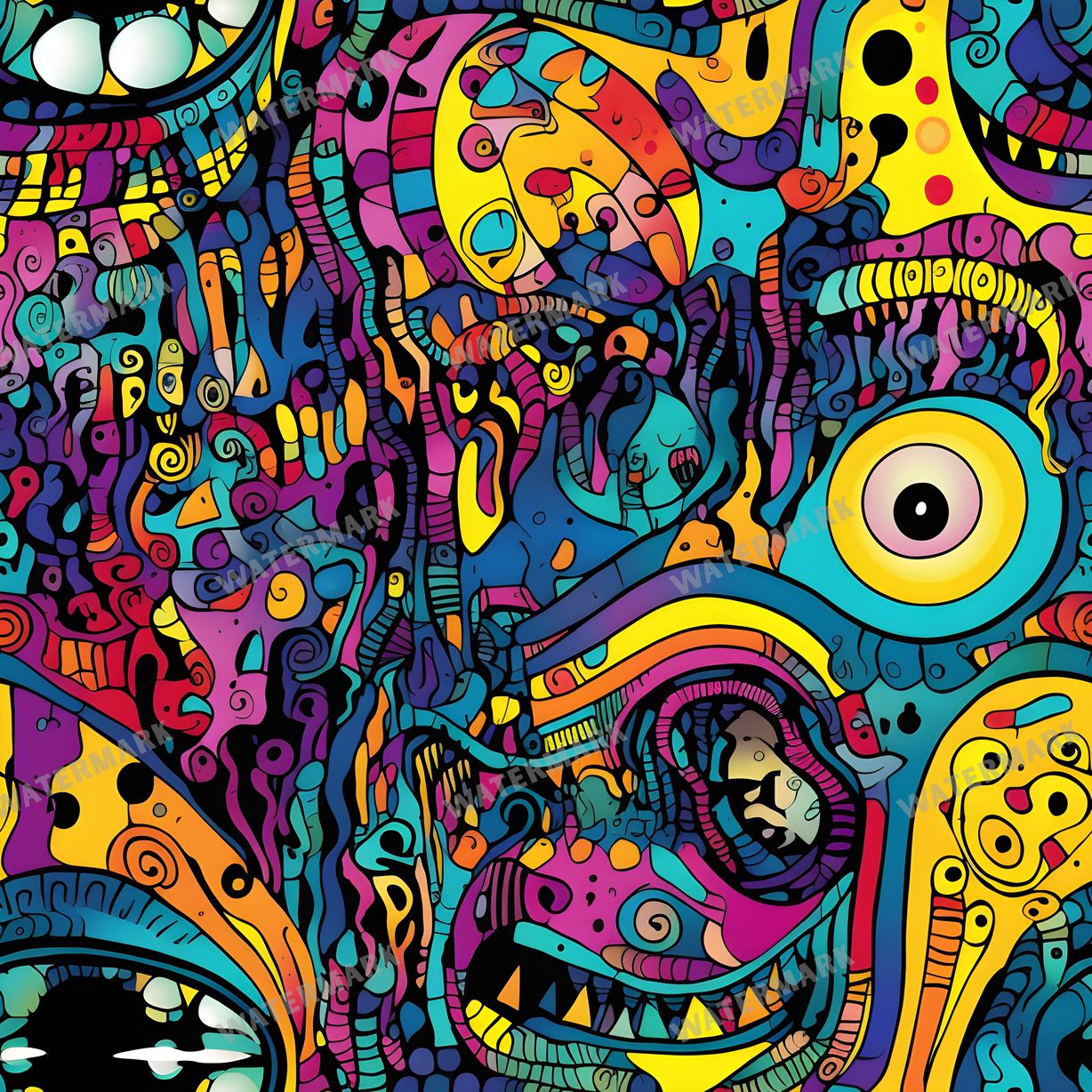Abstract Seamless Pattern