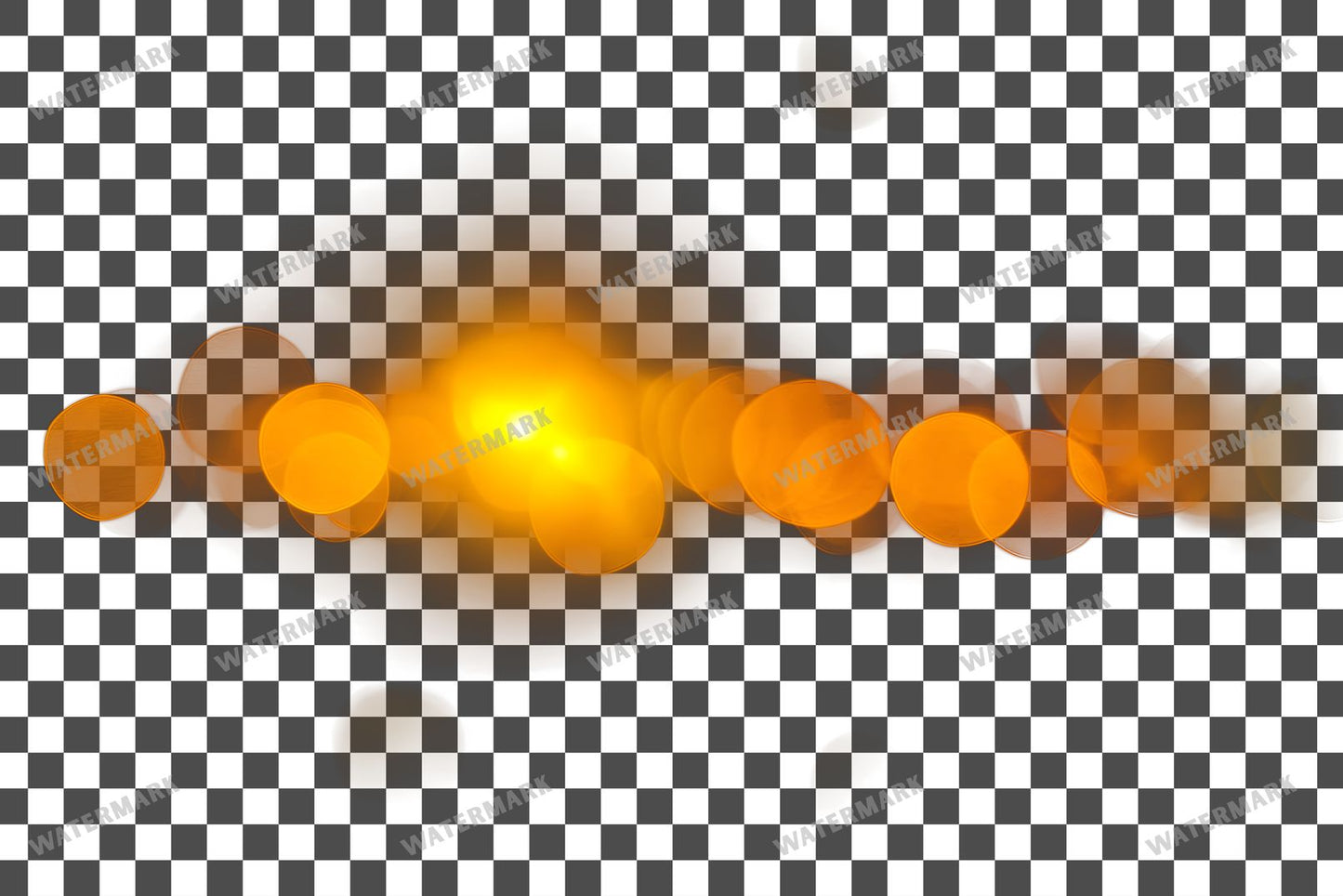 Amber Light Transparent Overlay Pngs