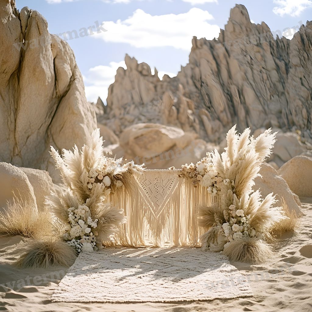 Bohemian Desert Backdrop Images