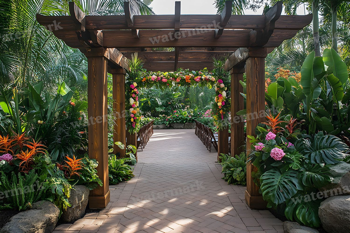 Botanical Wedding Backdrop Images