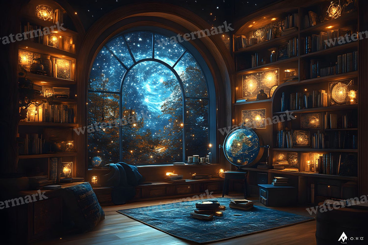 Celestial Witchs Observatory Backdrop Images