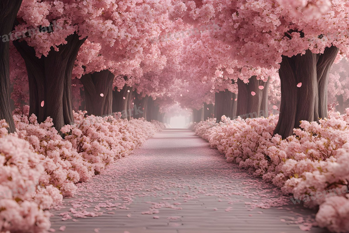 Cherry Blossom Serenity Backdrop Images
