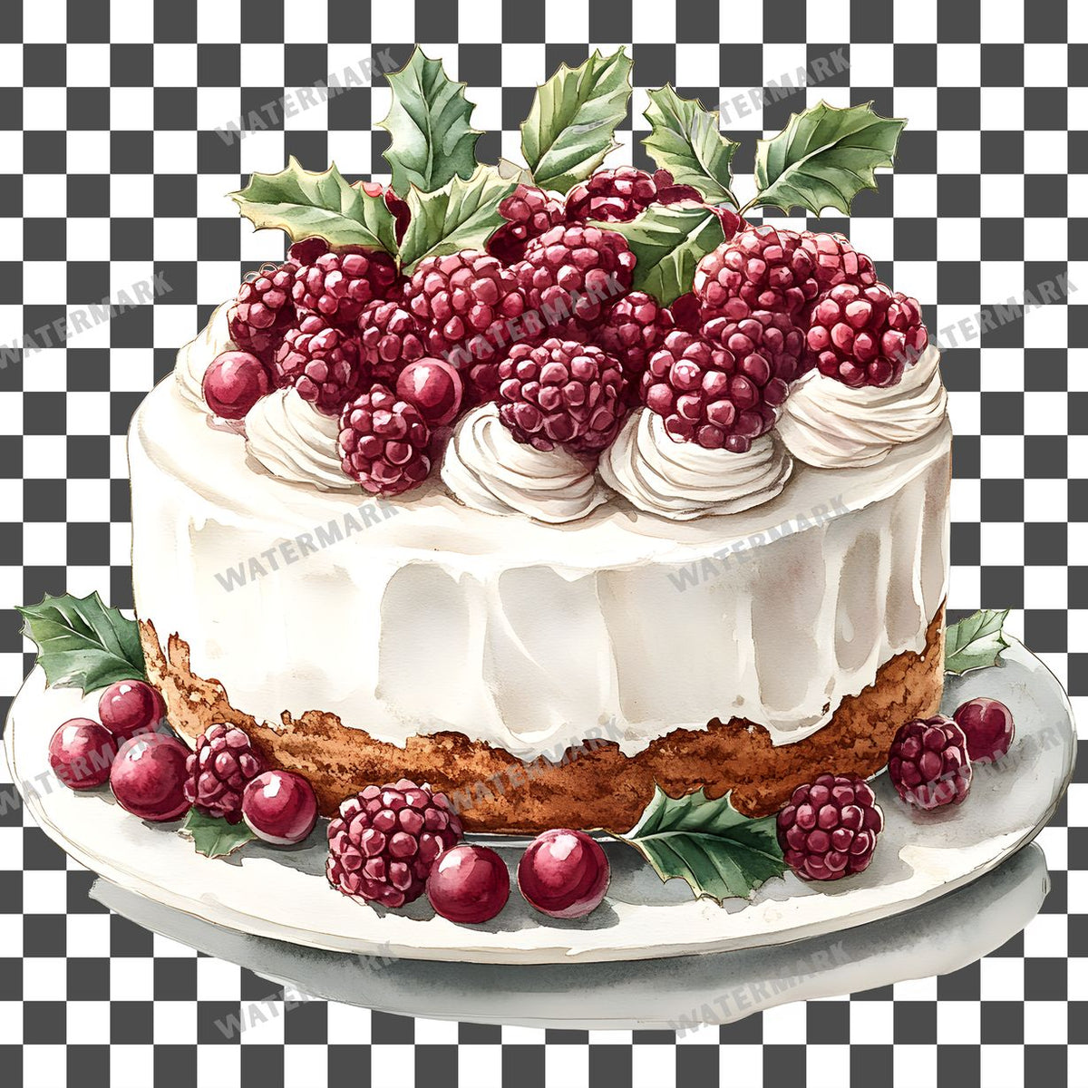 Christmas Kawaii Style Clipart Pngs