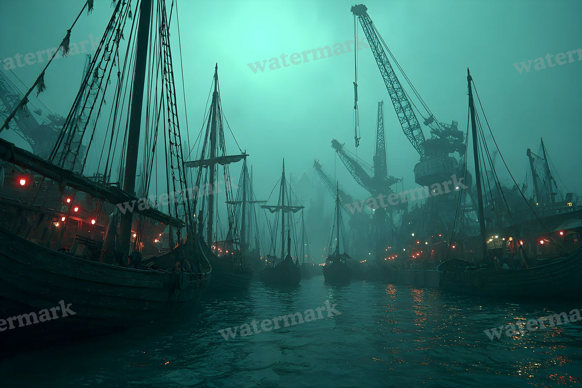 Cinematic Viking Scene Backdrop Images