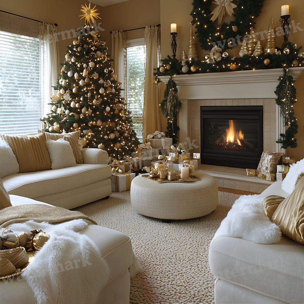 Classic Christmas Backdrop Images