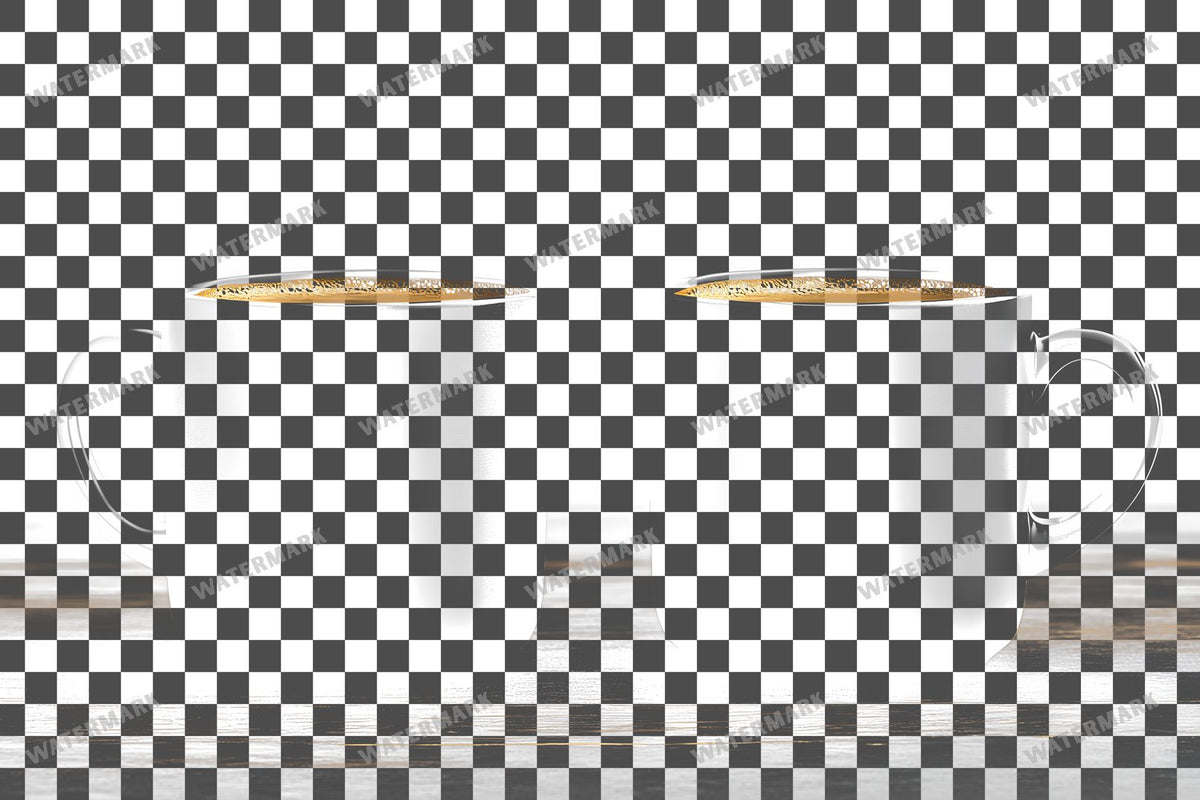 Coffee Cup PNG overlay on a transparent checkered background, preview 25