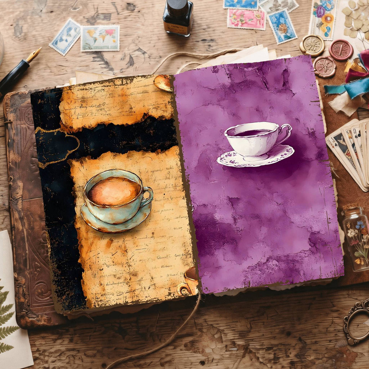Coffee Digital Papers