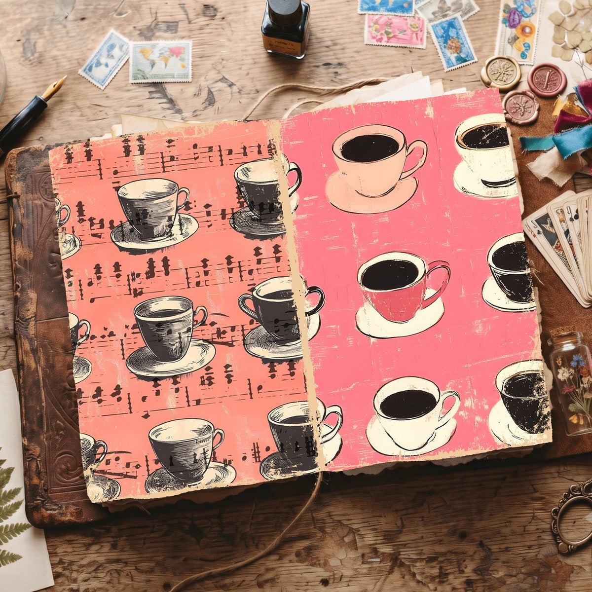 Coffee Digital Papers
