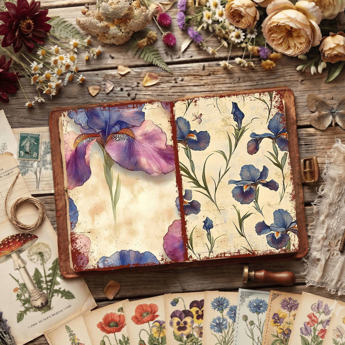 Floral Digital Papers