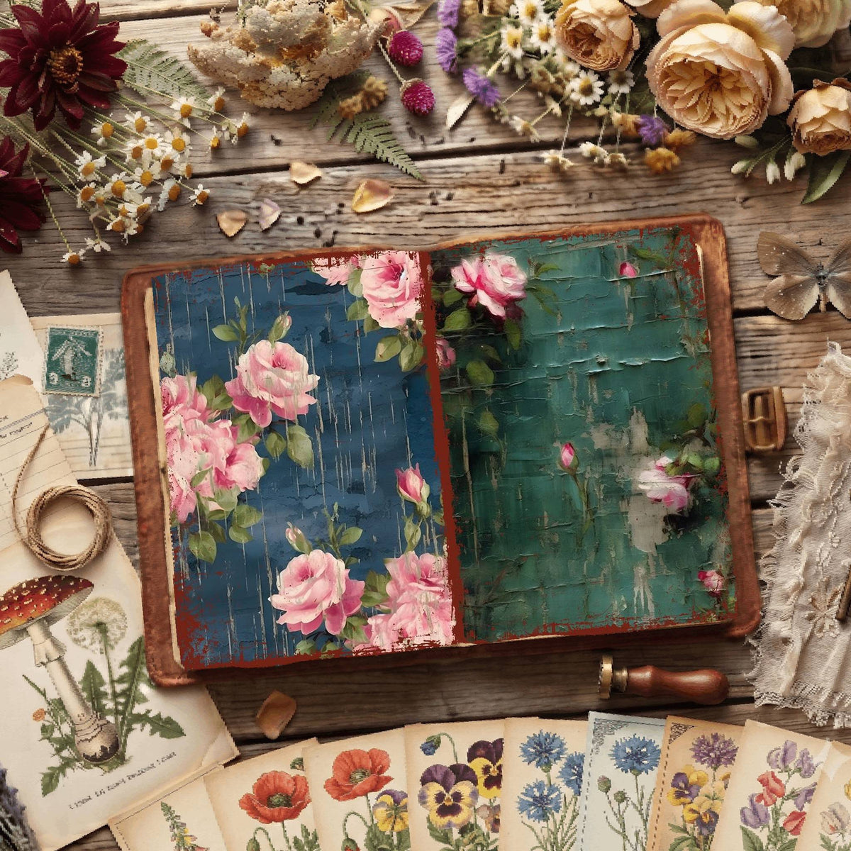 Floral Digital Papers