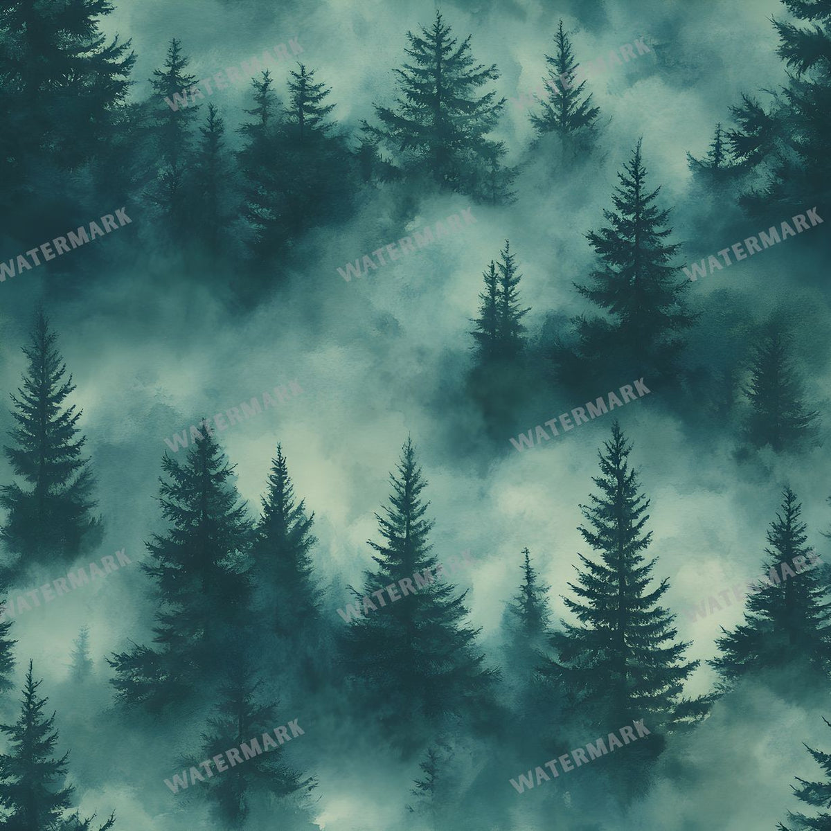 Forest Seamless Pattern