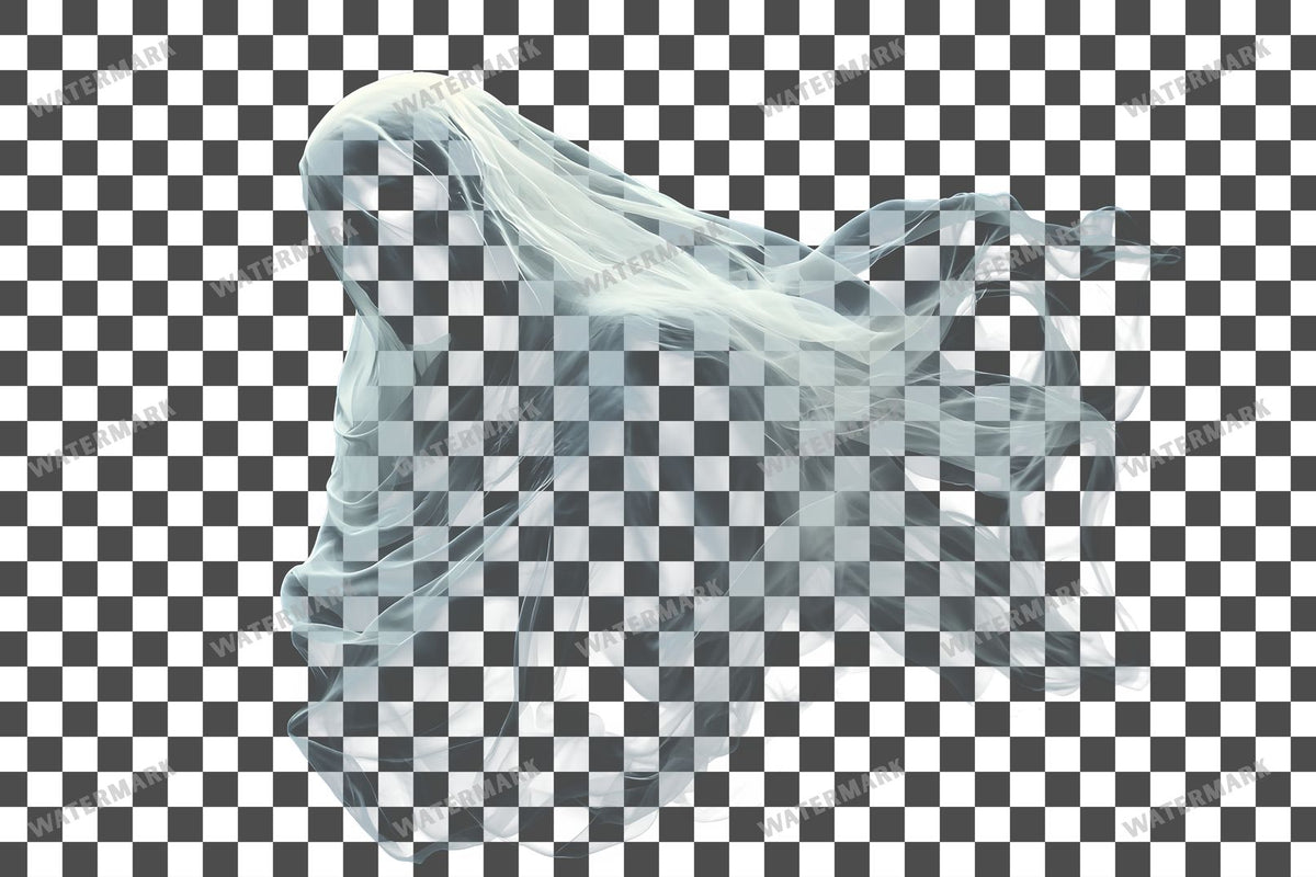 Ghostly Apparition Transparent Overlay Pngs