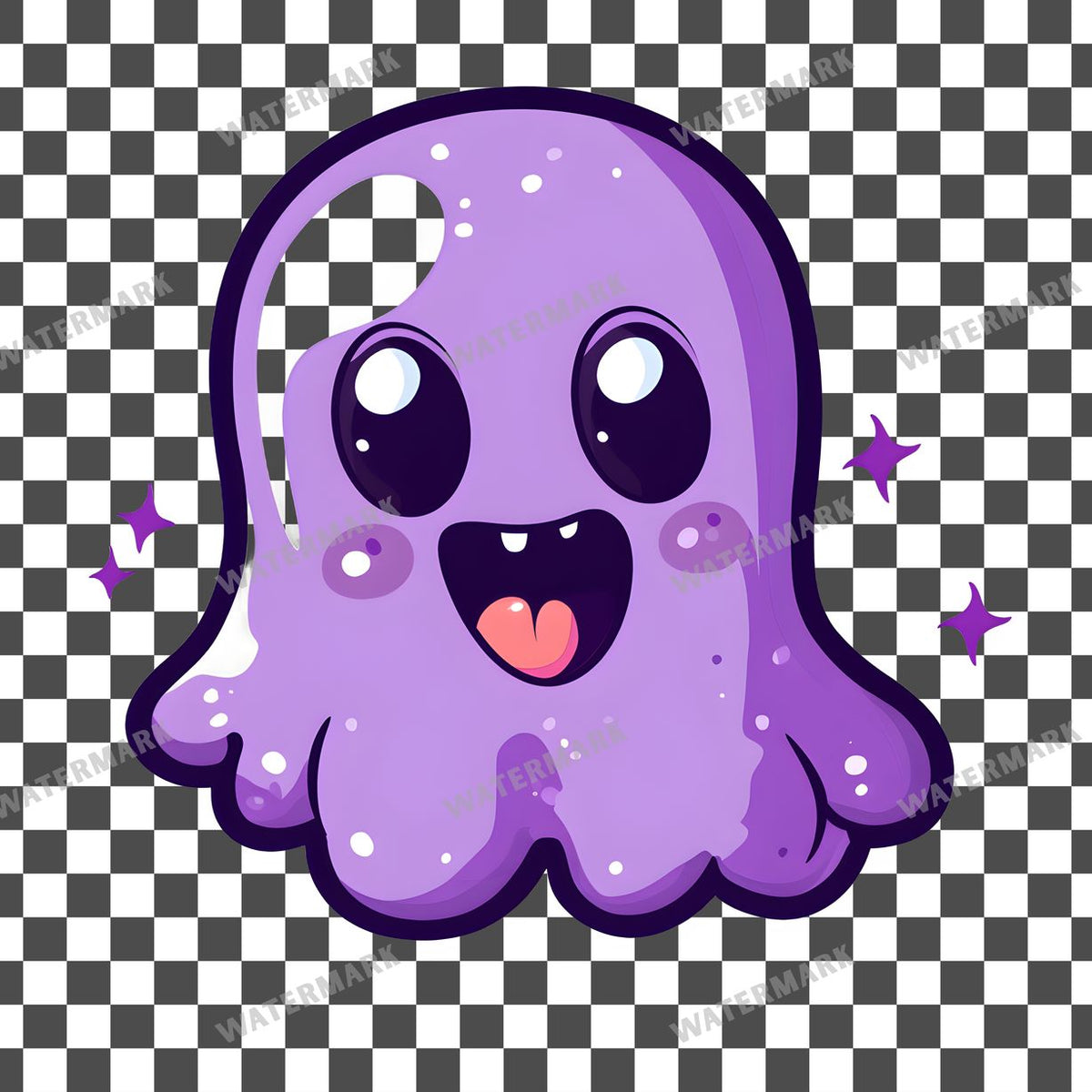 Halloween Kawaii Style Clipart Pngs