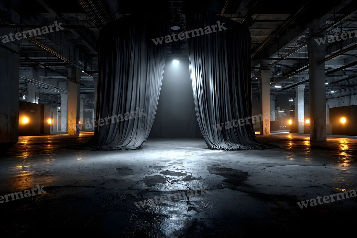 Industrial Wall Texture digital photo backdrop for photo editing, preview 24
