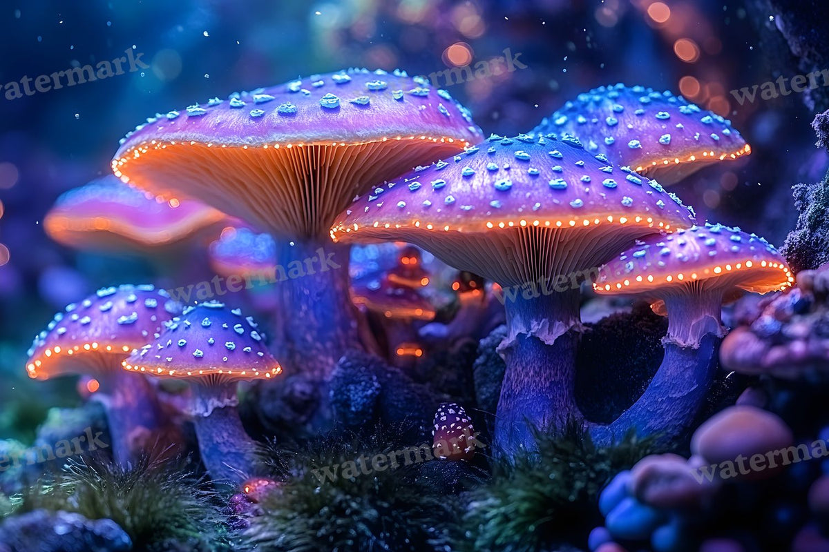 Mushroom Forest Backdrop Images