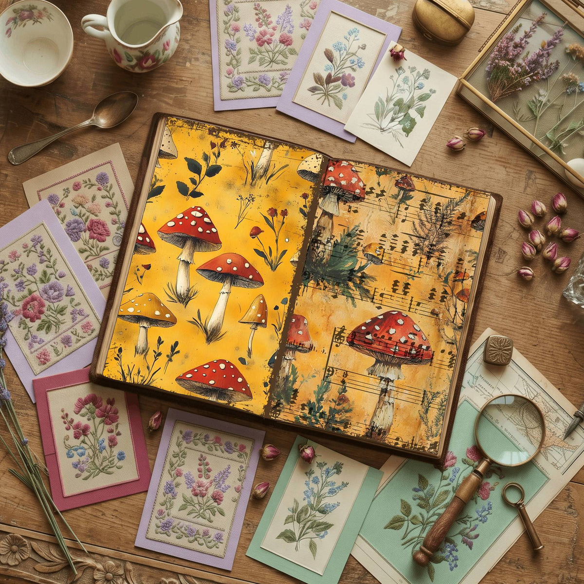Mushroom Digital Papers