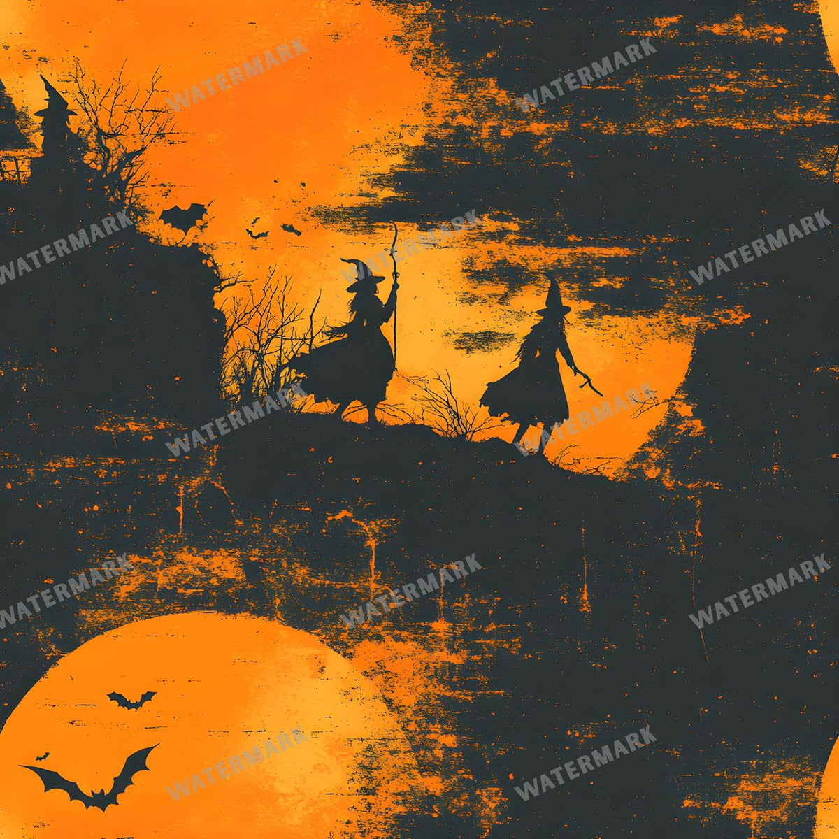 Witchcraft Seamless Pattern