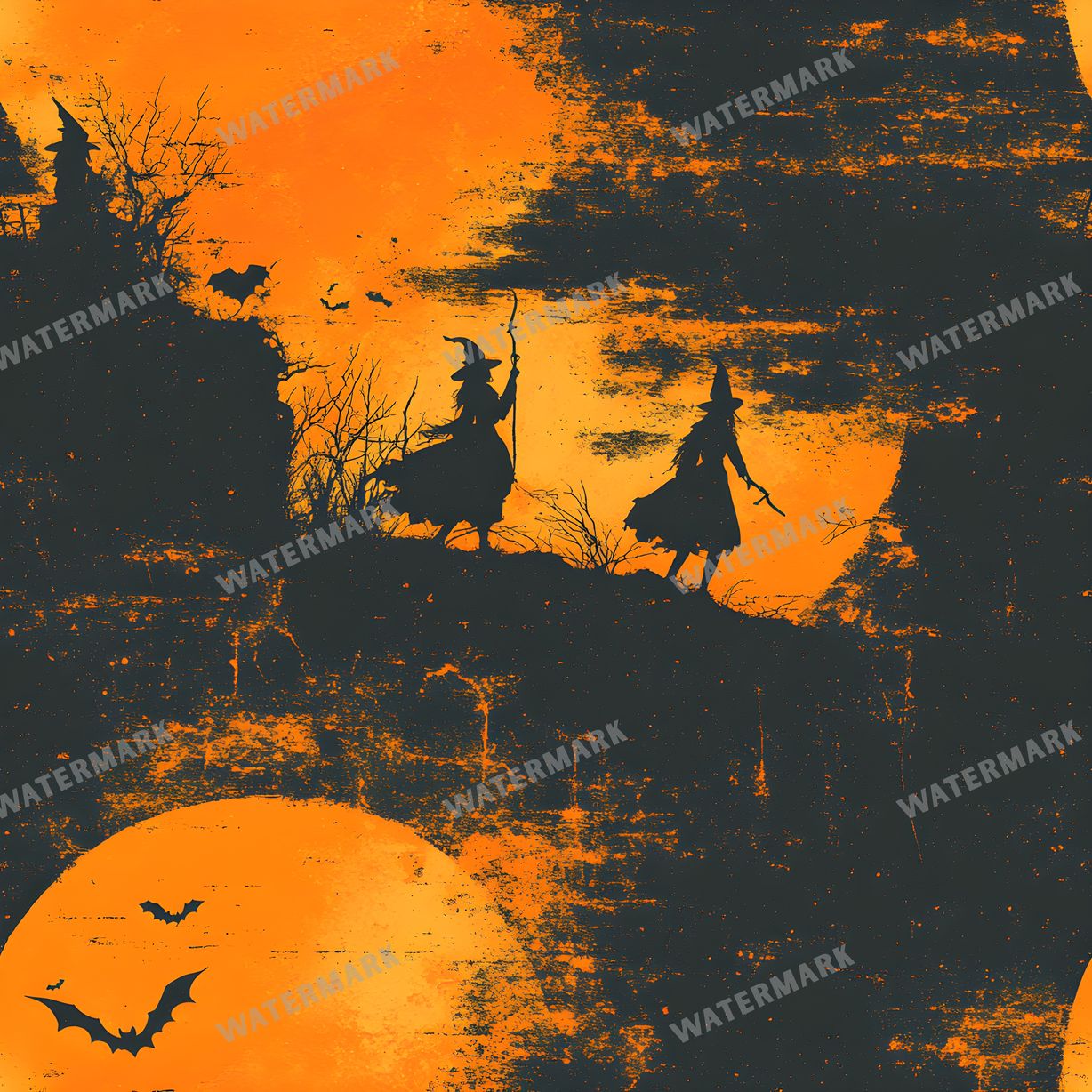 Witchcraft Seamless Pattern