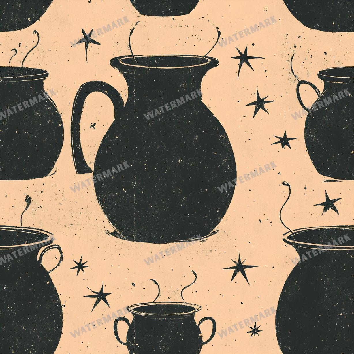 Witchcraft Seamless Pattern
