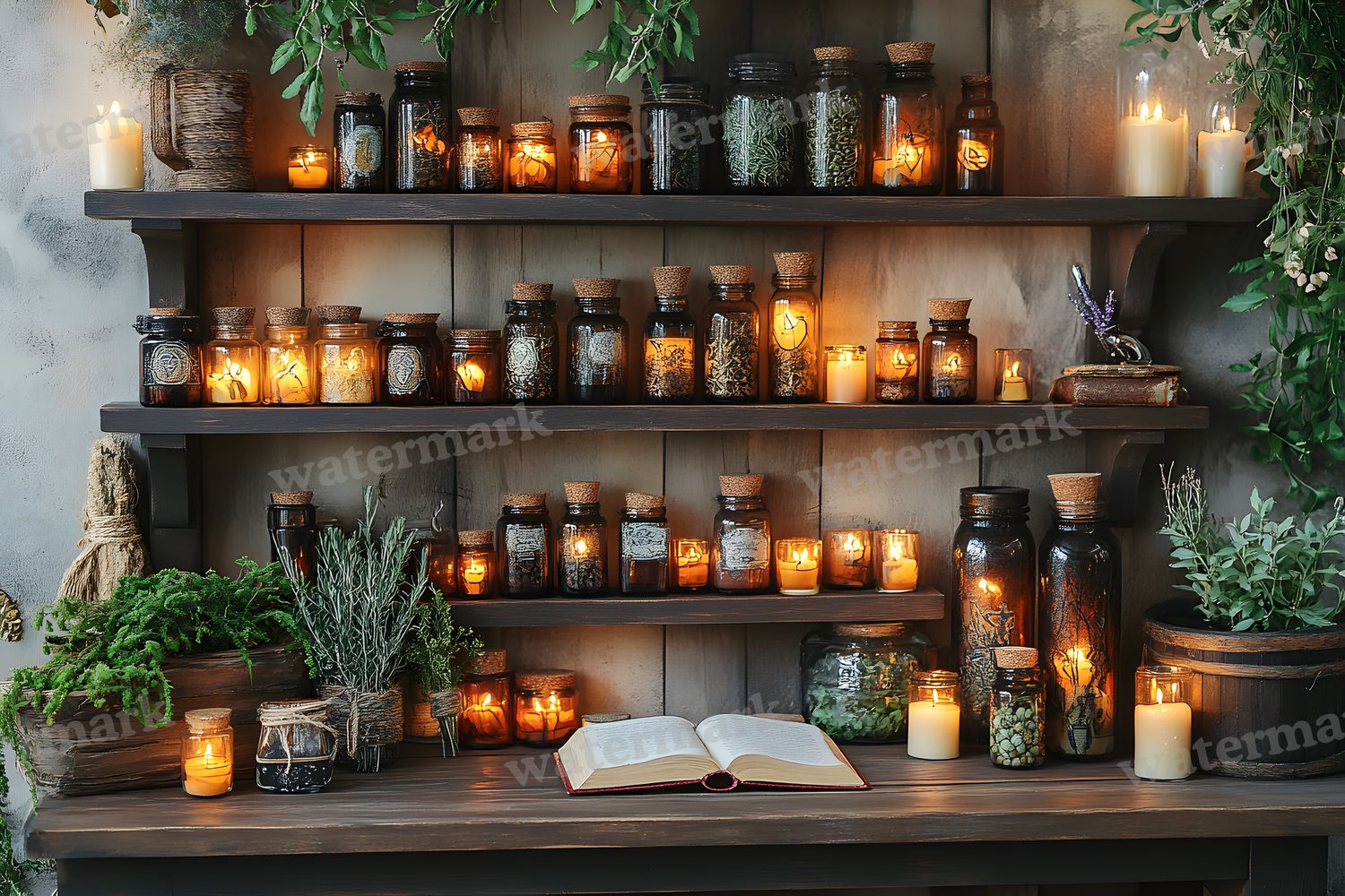 Witchs Apothecary Backdrop Images