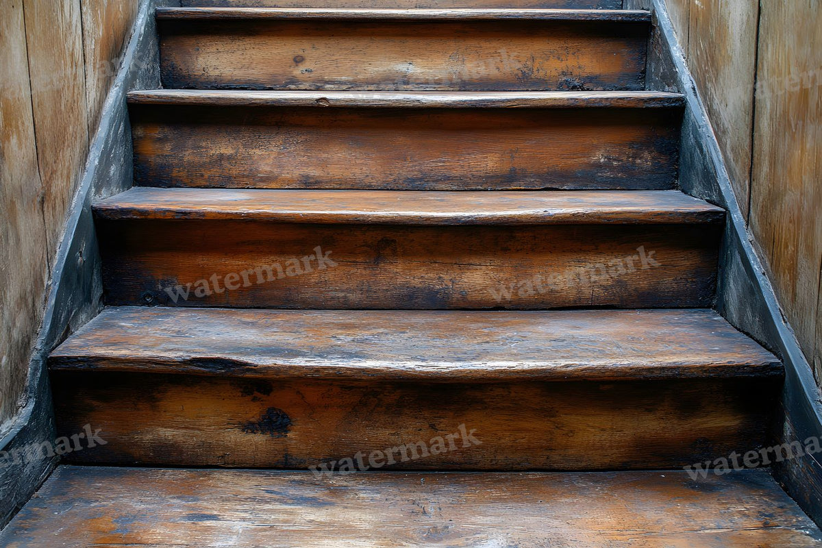 Wooden Stairrustic Vintage Backdrop Images